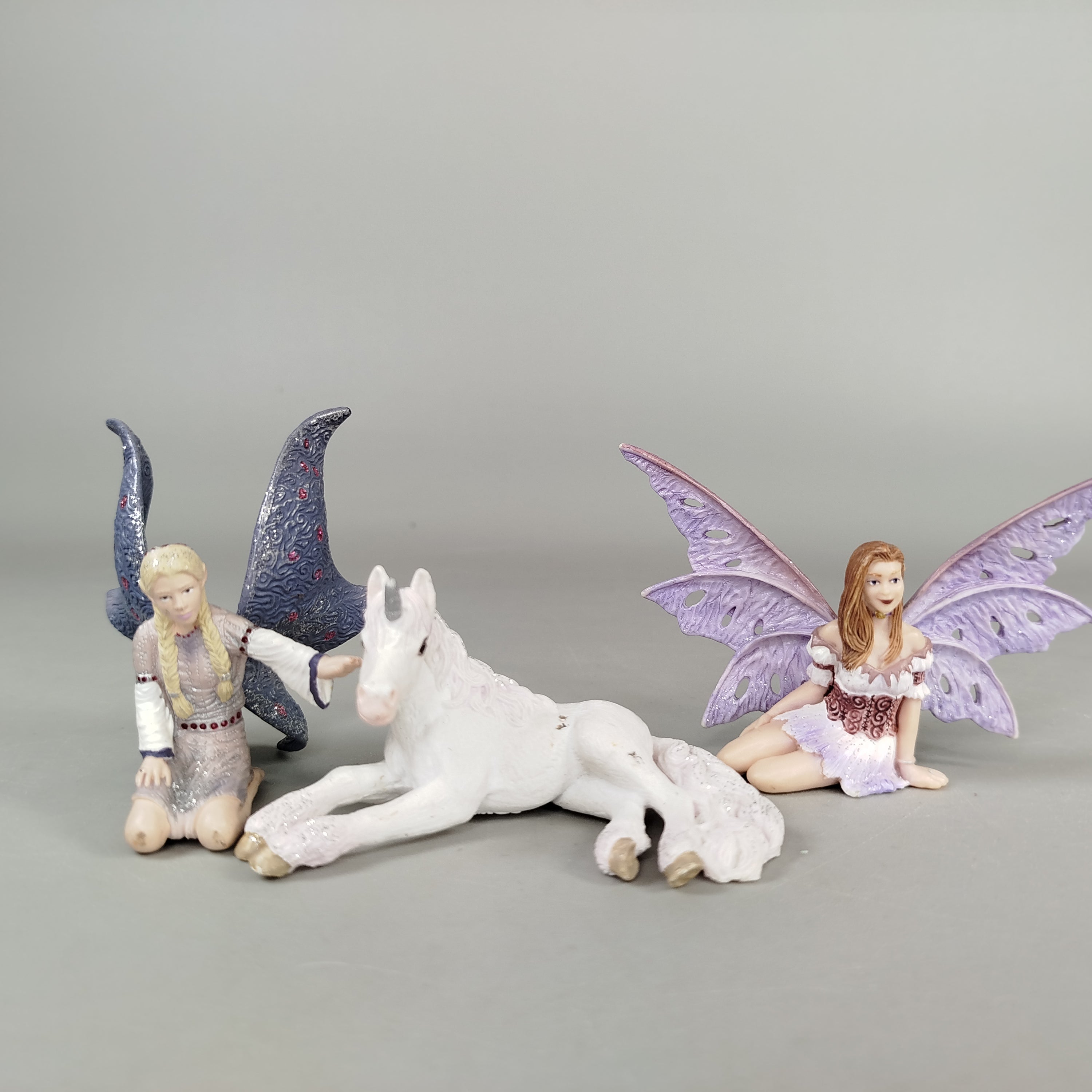 Schleich Fantasy Figuren - Set von 3 Feen & Einhorn, sehr gut